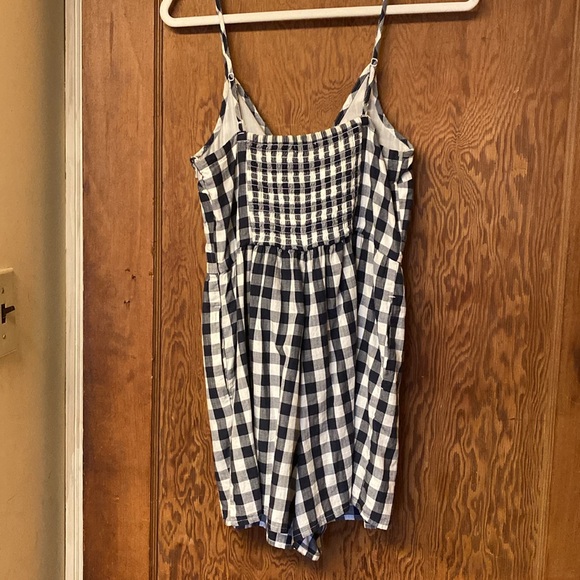 Blue Gingham Romper - Picture 4 of 4